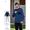 Gmv Pigiama uomo interlock caldo cotone GMV Gian Marco Venturi 89204