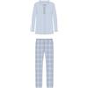 Noidinotte Pigiama aperto donna in caldo cotone interlock invernale Noidinotte Martina FA7885