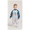 Gary Pigiama tutone invernale neonato bambino Gary felpa V10037