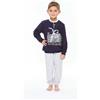 Gary Pigiama invernale bambino cotone felpato Gary S20045