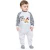 Gary Pigiama tutone invernale neonato bambino Gary felpa S10037