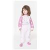 Gary Pigiama tutone invernale neonata bambina Gary felpa Q10025
