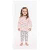 Gary Pigiama Gary neonata manica lunga puro cotone jersey bambina R10006