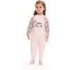 Gary Pigiama tutone invernale neonata bambina Gary Punto Milano S10050