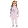 Gary Pigiama tutone invernale neonata bambina Gary felpa S10026