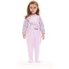 Gary Pigiama tutone invernale neonata bambina Gary interlock S10007