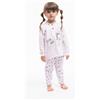 Gary Pigiama Gary neonata manica lunga puro cotone jersey bambina P10006