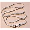 Catenella Collo IN Argento - a Maglie Perline - 46 CM ( Ref. 788)
