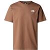 THE NORTH FACE NF0A87NPAR4 M S/S Box NSE Tee T-Shirt Uomo Latte/Gravel Taglia S