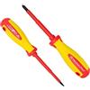MichaelPro MP002031 - Set di cacciaviti isolati VDE per elettricisti e elettricisti professionali, in acciaio CR-MO