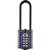 Squire Lucchetto Pesante (CP40/2.5) - grillo extra lungo più duro - lucchetto a combinazione a 4 ruote - acciaio legato per resistenza alla corrosione - lucchetto resistente alle intemperie per casa, scuola e capannone (blu, 40 mm)