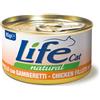 Life Cat Filetti di Pollo con Gamberetti 85gr