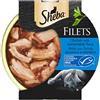 Sheba Filets 16 x 60gr Cibo Umido per gatti con Pollo e Tonno BOX da 16 vaschette da 60g ognuna