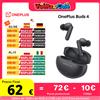 OnePlus Versione globale OnePlus Buds 4 Auricolari True Wireless Fino a 55dB Cancellazione del rumore ANC Doppio driver con doppio DAC Bluetooth 5.4 Auricolari impermeabili IP55 - Tempesta grigia