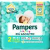 Pampers Baby Dry Più Asciutto Taglia 2 Mini 3-6 Kg 24 Pannolini