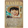 FANTASTIKO One Piece Ingot Luffy Wanted Poster Edizione Limitata Fanattik