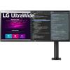 LG 32UN88A - Monitor Ultra HD 4K Ergo da 80 cm (31,5), pannello IPS, HDR10, base ergonomica), colore: Nero/Bianco