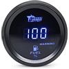 Shkalacar Indicatore Livello Carburante, Display Digitale da 2 Pollici, Universale 52MM, 240-33 Ohm, LED Blu/LED Rosso, 12V