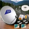 Emme Esse KIT 2 DECODER HD TIVÙSAT SATELLITARE PARABOLA 80CM LNB 4 USCITE STAFFA 30 MT