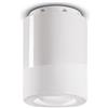 Ferroluce Retrò Plafoniera Vintage Decò Pi Ceramica Bianco Grezzo 1 Luce E14
