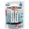 Ansmann 2x batterie al litio Mignon
