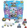 MRBEAST LAB Swarms Hyper Fusion Series, Avalanche Globe Collectibles, Collect Over 100 Unique Swarms, Mega Lab Pack con 14 Micro Beasts, 14 Adesivi & 4 Fusion, Divertimento per Bambini e Fan