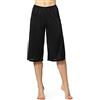 Bellivalini Pantaloni Sottoveste Donna ME6291 (Nero, L)