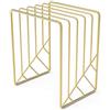 U Brands Vena Collection - Raccoglitore di lettere in metallo, accessorio da scrivania, colore: oro