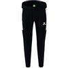 Erima Donna Team Pantaloni da rappresentanza, Nero/Bianco, 44