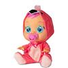 CRY BABIES Fancy il fenicottero rosa - Bambola interattiva che piange lacrime vere con ciuccio e Pigiama, per Bambini e Bambine dai 2 Anni