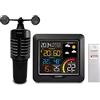 La Crosse Technology - WS6861 Stazione meteorologica colorata con anemometro - Nero