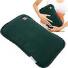 Brrnoo Scaldamani Scaldamani Elettrico Portatile Ricaricabile e Riutilizzabile, Cuscino Riscaldante Elettrico Impermeabile Scaldamani con Presa USB Custodia Tascabile per L'inverno(Verde scuro)