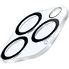 cellularline - Camera Lens - iPhone 15 Pro / 15 Pro Max - Vetro Temperato per la Protezione della Fotocamera