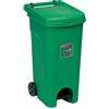 Stefanplast Bidone Urban Eco System 80 lt con pedale di Stefanplast-Verde