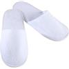 SHOBI 10 paia di pantofole Chiuse per ospiti - Ciabatte Monouso chiuse per Hotel unisex Taglia unica (Chiusa)