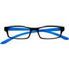 The Reading Glasses Company Nero Blu Brillante Collo Lettori Uomo Donna R20-3 +3,00 - 50 Gr