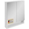 Probus Armadio a specchio Basic 60 cm - Moderno armadio a specchio bianco con scomparto aperto e molto spazio - Made in Germany