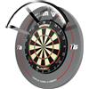 WINMAU Polaris Luce per bersaglio - Design nero elegante - Luce per bersaglio per freccette da 120 gradi con attacco magnetico - Compatibile con tutti i bersagli Winmau