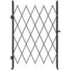 VEVOR Cancello di Sicurezza Pieghevole Singolo 1260 x 1975 mm Cancello a Forbice Bloccabile con Ruote Girevoli a 360° Cancelletto Retrattile in Acciaio, per Sicurezza di Ingressi, Garage, Magazzini