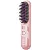 Générique 2 in 1 Spazzola lisciante e arricciacapelli ricaricabili - strumento elettrico senza fili e portatile con design antifrizzante per ritoccare i capelli veloci e quotidiani ovunque