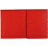 Exacompta - Rif. 35125E - Confezione di 10 protezioni per quaderni, 24 x 32 cm, in carta lucida autentica, con campo di iscrizione, ideale per scuola, college, università, colore rosso