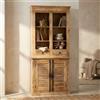 MIlani Home AROLD - mobile in legno di mango con 2 ante e 2 cassetti