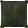 Paoletti Fodera per cuscino Empress - Cuscino decorativo in morbido velluto di pelliccia sintetica con cerniera nascosta per un elegante stile domestico (Pino - 45x45cm)
