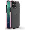 IZMAEL.eu Custodia Spring clear TPU per Apple iPhone 12 Pro Max - Šviesiai rožinė