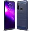 IZMAEL.eu Custodia Carbon Shield TPU per Motorola Moto G8 Power - Mėlyna