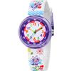 OEM Orologio per bambini ST-11393 - Bianco / Viola