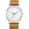 OEM Orologio Frosted - Marrone / Bianco