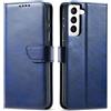 IZMAEL.eu Cover Magnetica HARAHU per Samsung Galaxy S22 Ultra - Tamsiai mėlyna