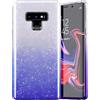 IZMAEL.eu Custodia Glitter per Samsung Galaxy S22 Ultra - Mėlyna - Tipo 1