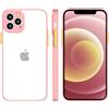 IZMAEL.eu Cover Flessibile in Silicone Milky Case per Apple iPhone 12 Pro Max - Rožinė